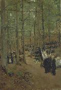 Max Liebermann Memorial Service for Emperor Frederick at Kosen oil painting reproduction